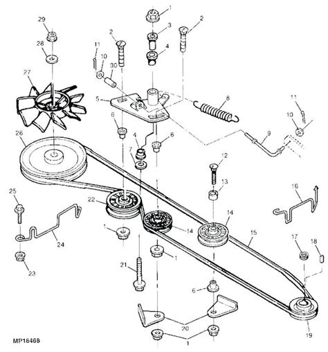 craftsman  mower deck parts diagram