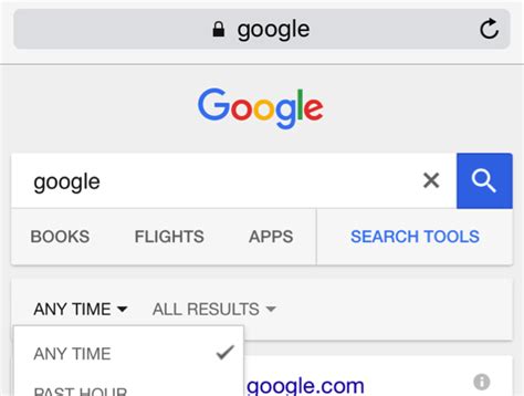 google  removing  custom date range search filter  mobile users