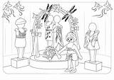 Playmobil Familie Hauser Malvorlagen Bestcoloringpagesforkids Caballos sketch template