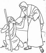 Jesus Coloring Heals Blind Bartimaeus Clipart Man Pages God Luke Color Paralytic Preschool Do Gospel Leper Printable Want Rule His sketch template