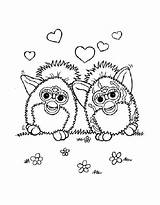 Furby Furbys Tegninger Fantastiques Ausmalen Gratuitement Raskrasil Skrive Websincloud sketch template