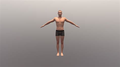 realistic human  model  andywalker  sketchfab