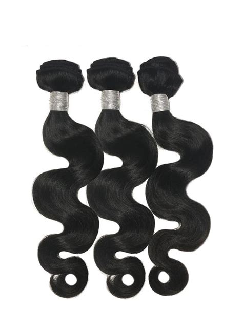 10a 3 Bundle Set Body Wave Raw Virgin Human Hair Extension 300g Ehair