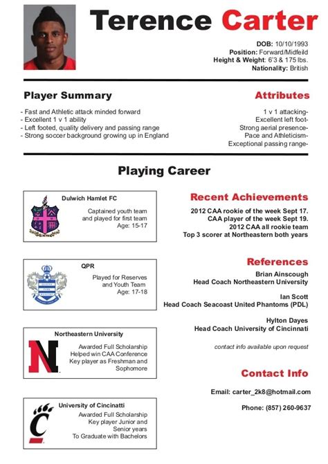 sample cover letter  college soccer coach
