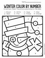 Winter Color Worksheets Kindergarten Sight Word Snowman Code Number Preschool Multiplication Colour Words Coloring Choose Board Kids Vocabulary Activities Preview sketch template