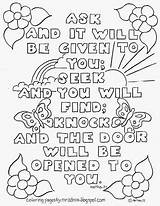 Coloring Bible Verse Google Plus Pages Verses sketch template