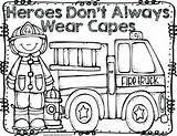 Fire Coloring Safety Pages Color Week Heroes Prevention Everyday Freebie Worksheets First Theme Community Responder Printable Classroom Seusstastic Superhero Preschool sketch template