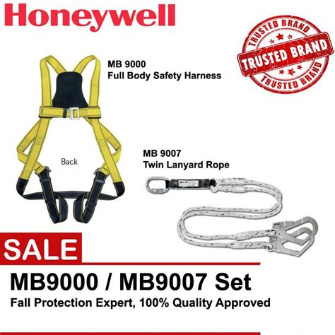 sirim dosh approved full body safety harness double lanyard