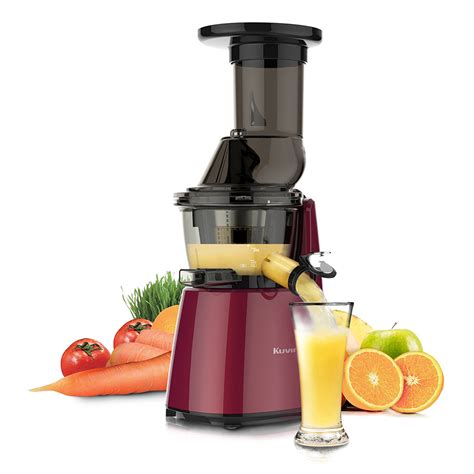 kuvings  slow juicer elite  red upgraded cold press juicer   wide feed chute