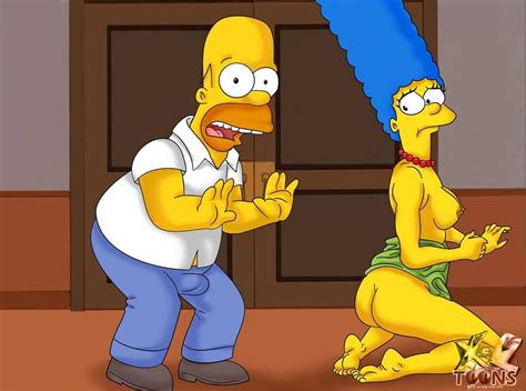 rule 34 ass breasts bulge clothes color female homer