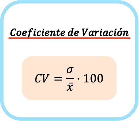 Coeficiente De Variación Qué Es Fórmula Calculadora