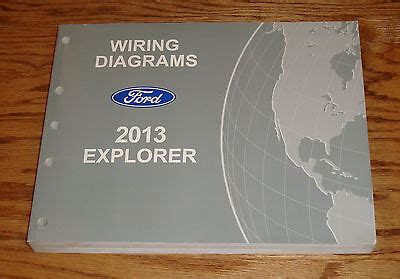 original  ford explorer wiring diagrams manual  ebay