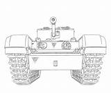 Tank Coloring Army Pages Print Kids sketch template