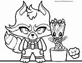 Coloring Rocket Groot Baby Pages Sheet Marvel Drawing Avengers Christmas Printable Team Color Rena Muffin Little Getcolorings Easy Deviantart Getdrawings sketch template