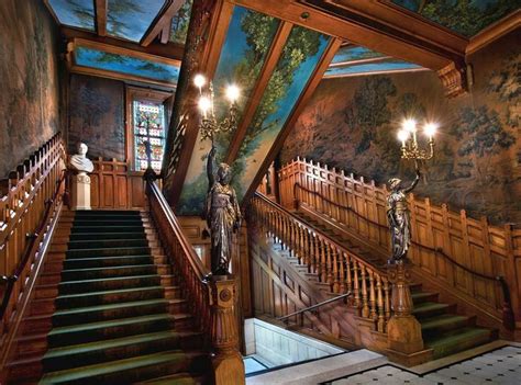 chateau sur mer newport rhode island staircase  mansions stairways