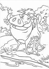 Leeuwenkoning Pumba Timon Coloriage Roi Pumbaa Colorat Leone Leon P31 Planse Animation Coloriages Sheets Primiiani Eu Pintar Desene Gnous sketch template