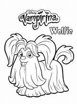 Vampirina Wolfie Kleurplaten Malvorlage Coloreartv Topkleurplaat Coloringoo Stimmen sketch template