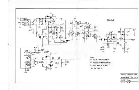 audio service manuals   peavey decade schematic