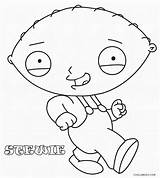 Stewie Griffin Colorear Cool2bkids sketch template