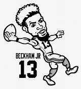 Beckham Odell Kindpng sketch template