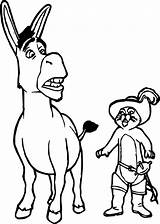 Donkey Shrek sketch template