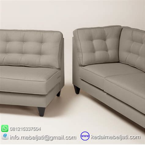 beli sofa sudut sectional minimalis kayu jati tua harga murah  jepara
