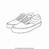 Vans Coloring Pages Shoes Shoe Color Getcolorings Print sketch template