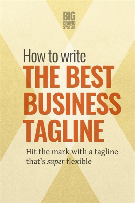 write  terrific tagline  tool tagline examples