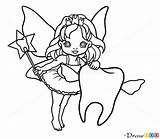 Tooth Fairy Draw Drawing Fairies Drawings Teeth Drawdoo Cartoon Coloring Pages Para Cute Getdrawings Tutorials Choose Board Fada Desenhos Something sketch template