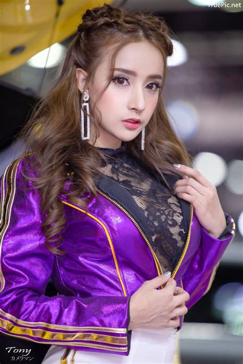 thailand hot model thai racing girl at motor expo 2019