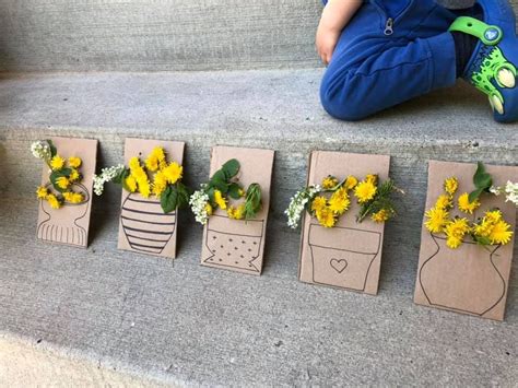 simple cardboard vase activity encourages kids  explore  great