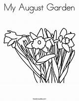 Coloring August Daffodils Missed Worksheet Garden Pages Spring Mommy Noodle Built California Usa Twistynoodle Twisty Favorites Login Add Change Style sketch template