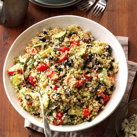 greek couscous salad recipe taste  home