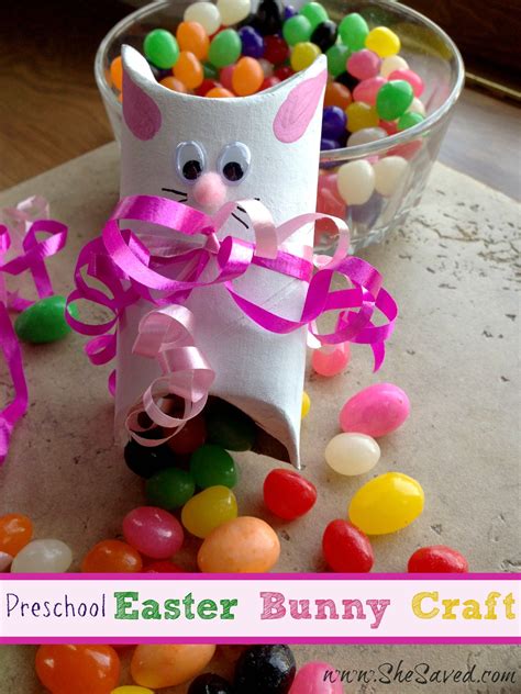 preschool easter bunny crafts shesaved