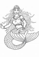 Mermaid Pages Coloring Printable Kids Dora Adults Shamrock Pretty Color Template Print Adult Kingdom Bestcoloringpagesforkids Detailed Getcolorings Hard sketch template