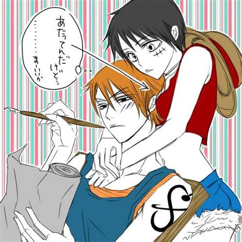 Genderbent Nami X Luffy Genderbent Luna Shs Pinterest Anime Rule