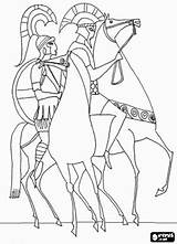 Greece Sheets Civilizations Mythology Oncoloring Zpr sketch template
