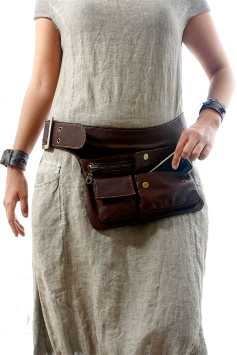 diy hip belt purse images  pinterest leather leather bags  leather tote handbags