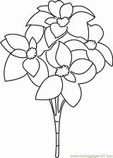 Flowers Christmas Coloring Pages Decorations Coloringpages101 Printable Holidays sketch template