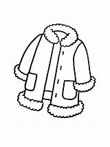 Winter Clothes Coloring Pages sketch template