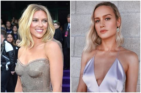 Brie Larson Y Scarlett Johansson Presumen Joyas Del Infinito Durante La