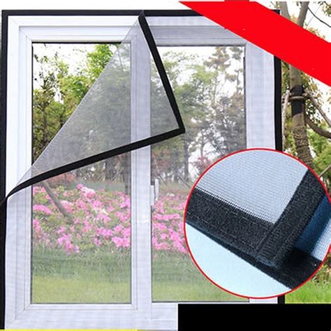 inset invisible window screen anti mosquito mesh mosquito nets  window door anti fly curtain