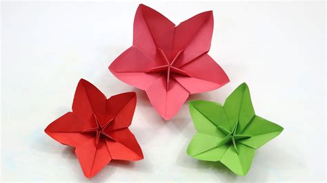 origami flower easy lovely cherry blossom