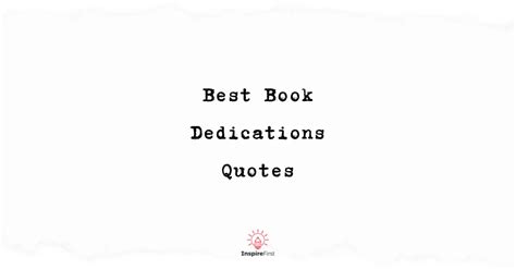 book dedication quotes