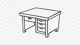 Desk Drawing Table Office Coloring Book Color Area Favpng sketch template