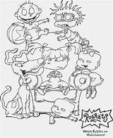Coloring Rugrats Pages Printable Nickelodeon Kids Color Cartoon Cute Posted Comments sketch template
