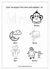 Alphabet Start Things Color Coloring Megaworkbook Letter Objects Starting English Pages sketch template