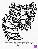 Chinese Dragon Year Mask Pages Coloring Craft Lory Years Colouring Crafts Activities Printable Head Sheet Loryevanspage Nz 2nd Grade Just sketch template