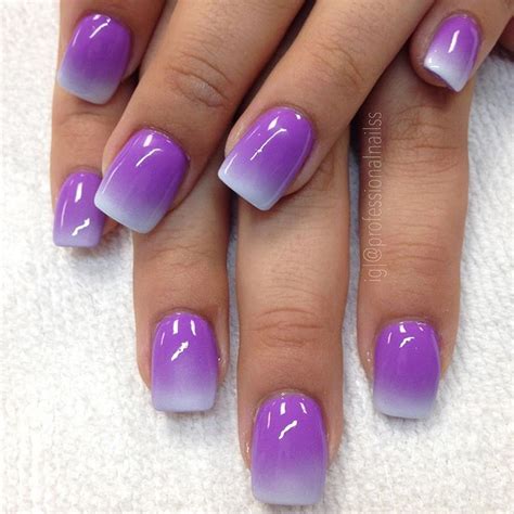 P Ombré Pretty Please 😊 Purple Ombre Nails Ombre Nail Designs