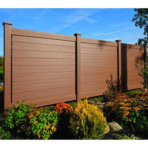 bufftech brookline certagrain vinyl fence panels hoover fence